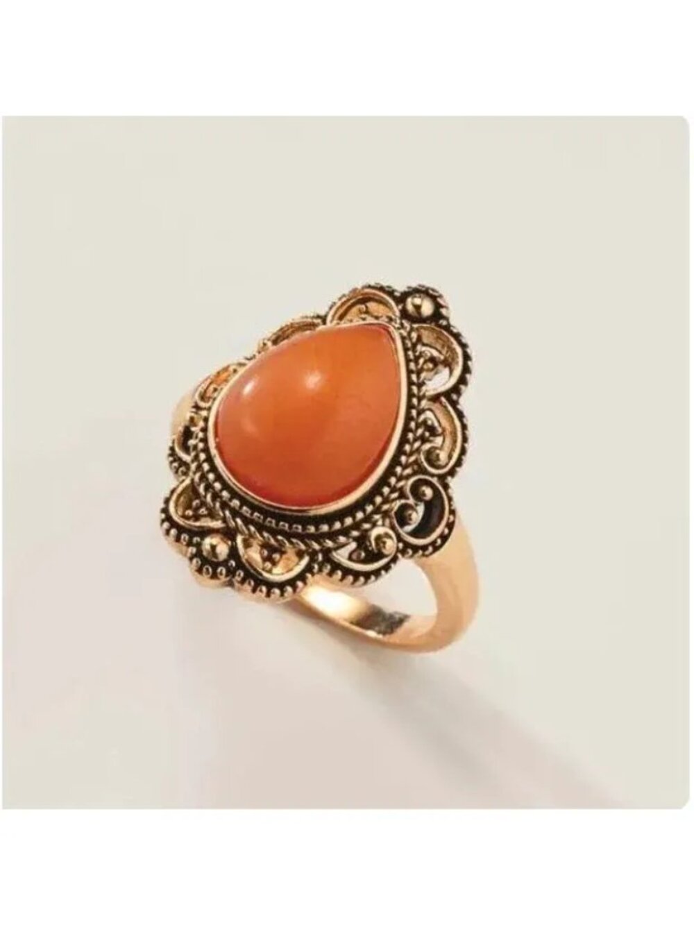 Avon Studio 1886 Desert Mirage Statement Ring-Size 6-New In Box